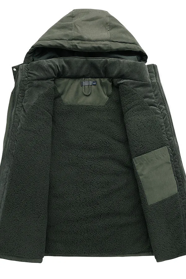 casual mid length jacket