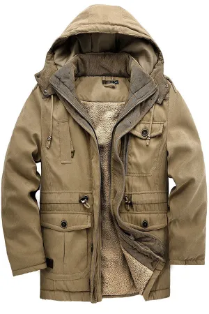 casual mid length jacket