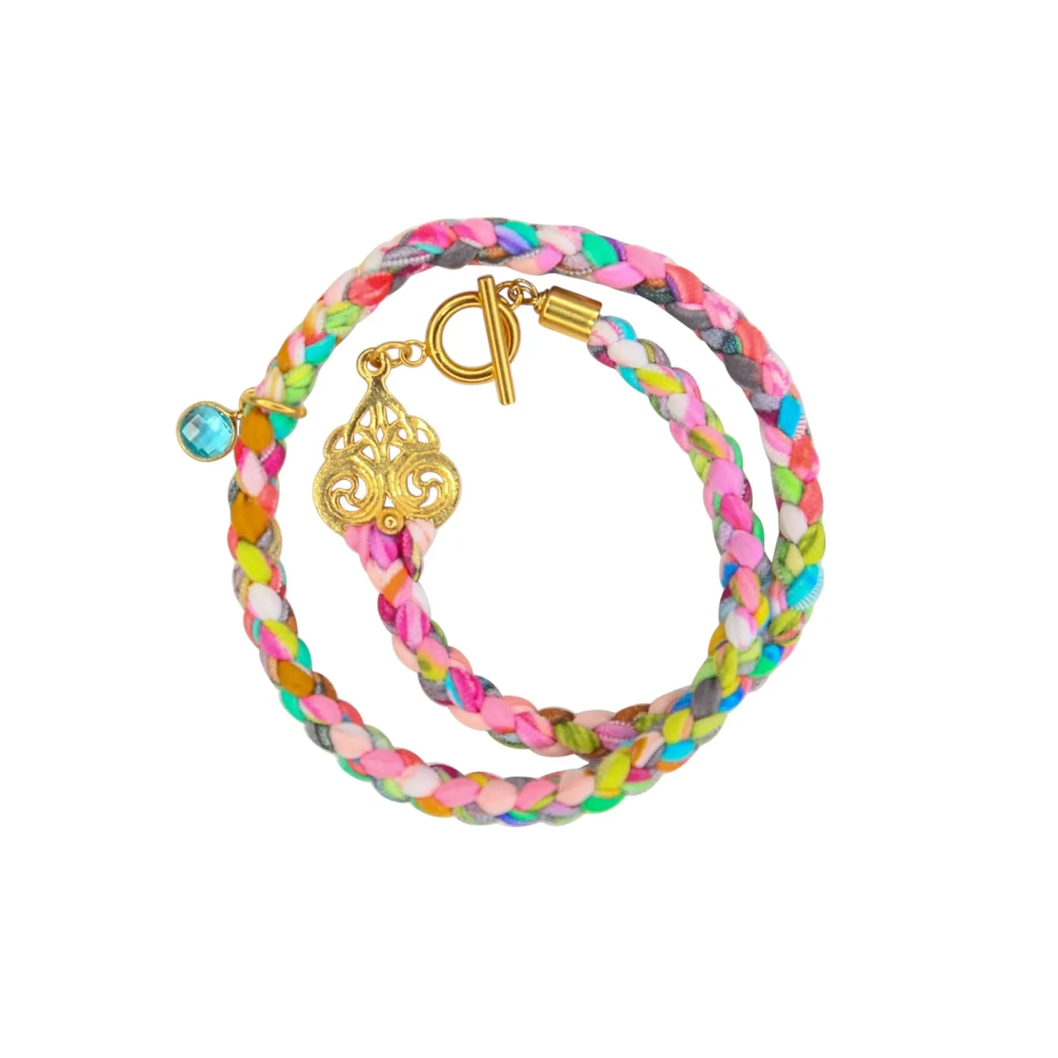 Catherine Page Flavia Wrap Bracelet Pink