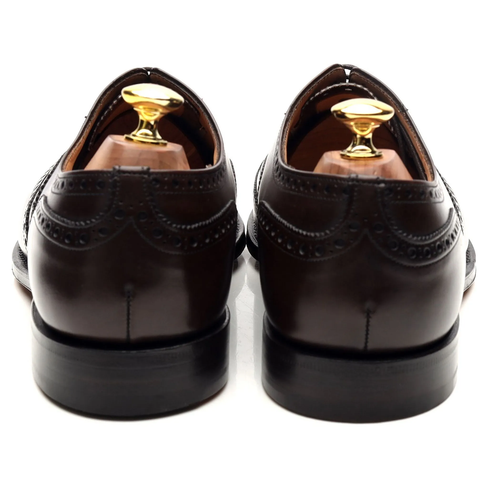 'Chetwynd' Dark Brown Leather Brogues UK 8 G
