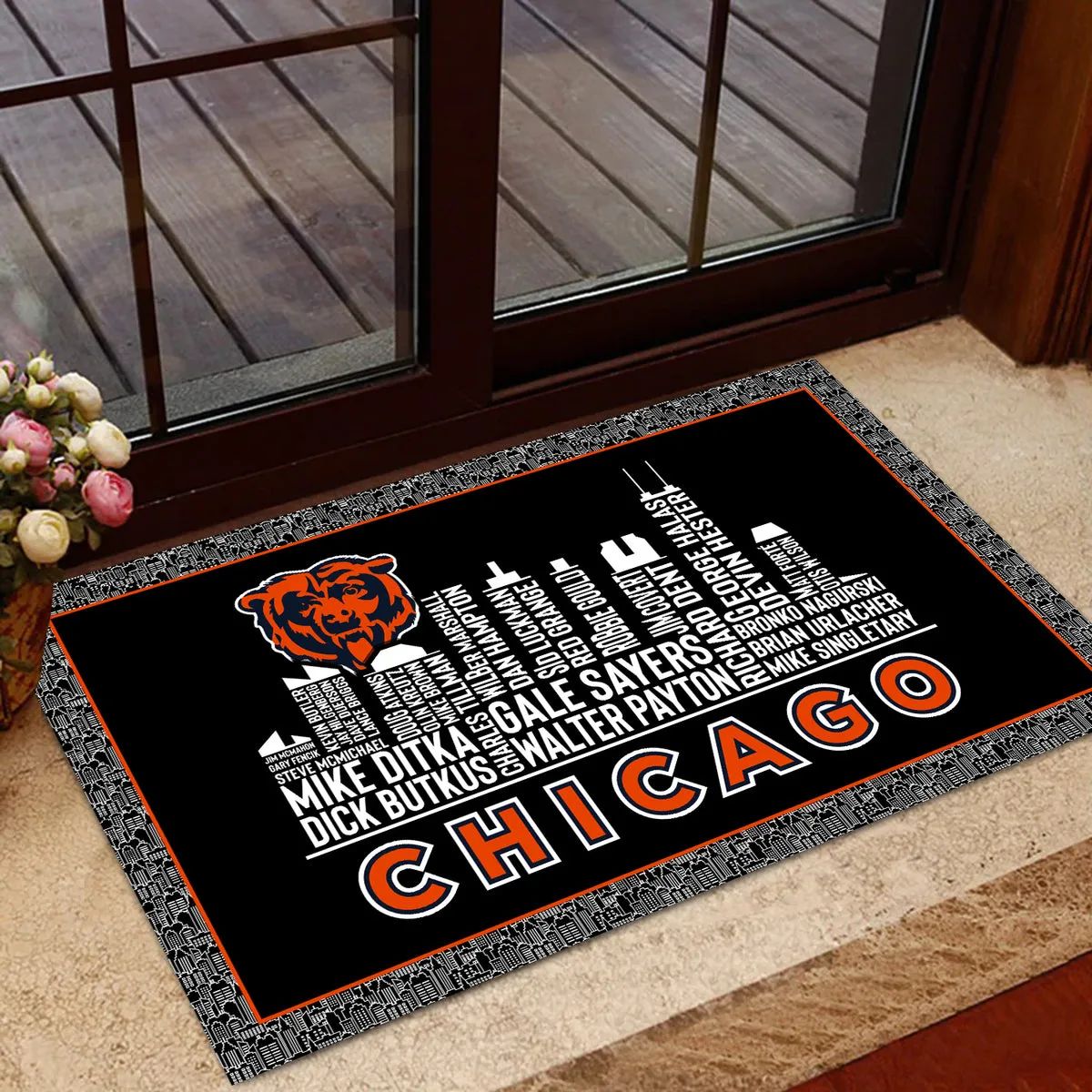 Chicago Skyline - Anti Slip Indoor Doormat