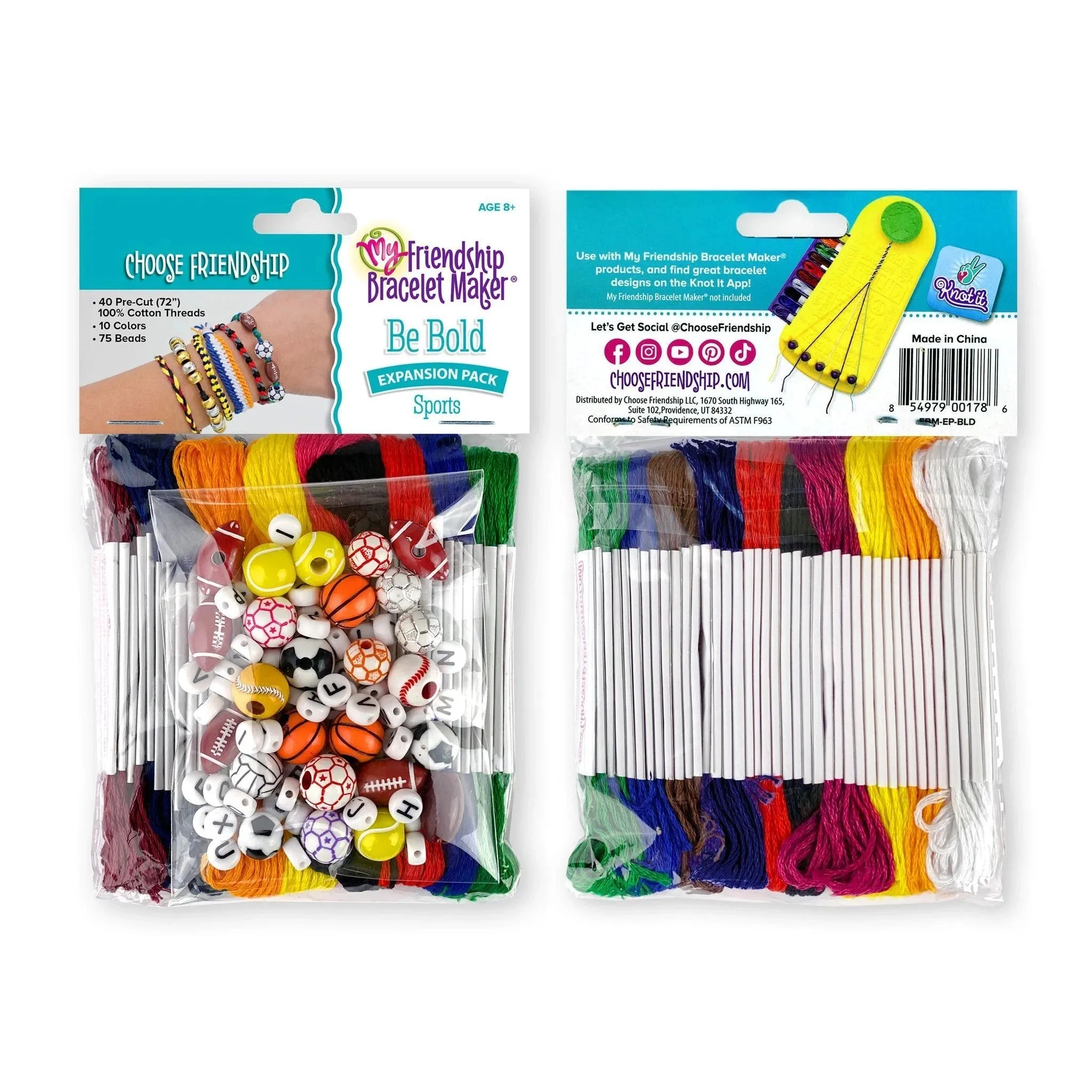 Choose Friendship My Friendship Bracelet Maker Expansion Pack - Be Bold
