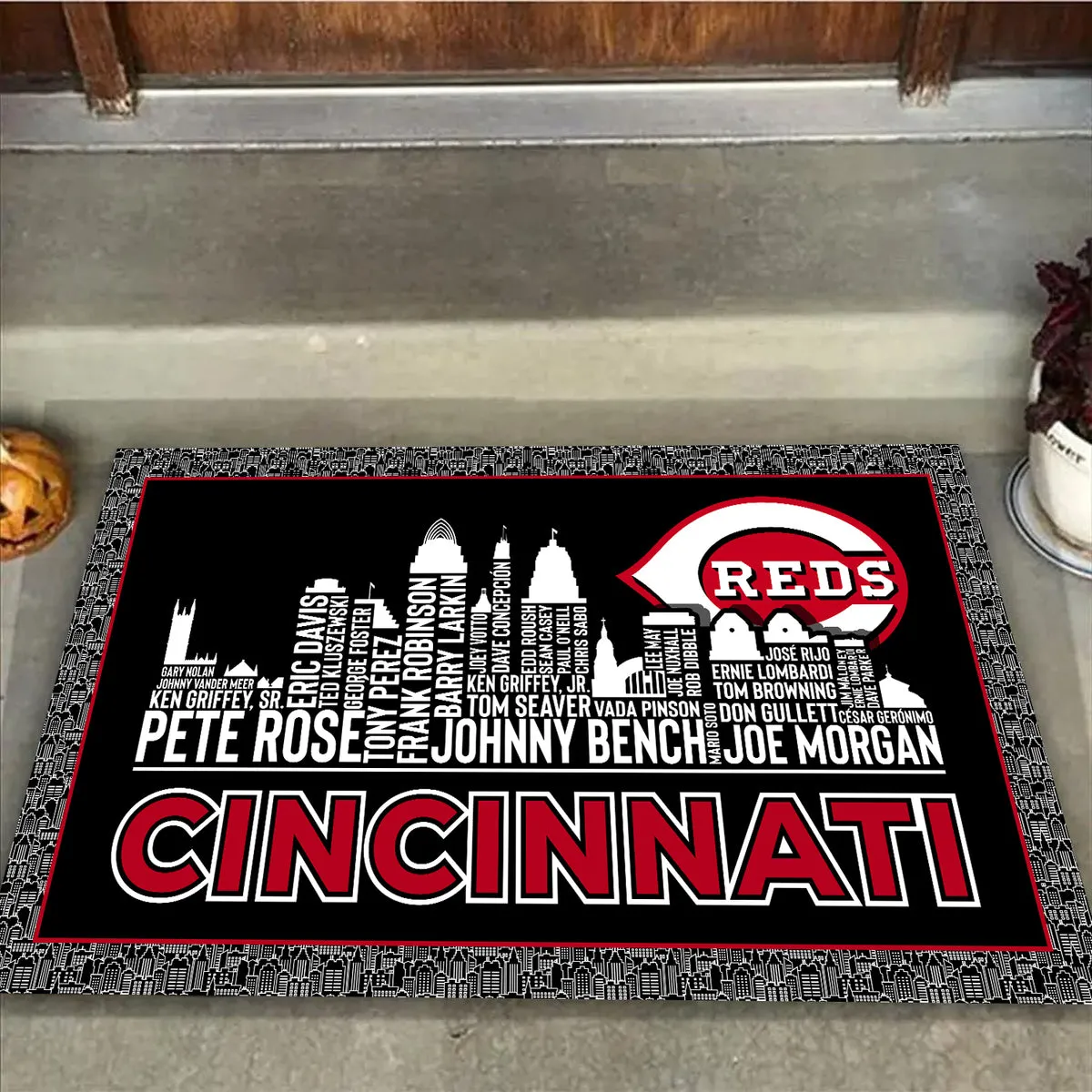 Cincinnati Skyline - Anti Slip Indoor Doormat