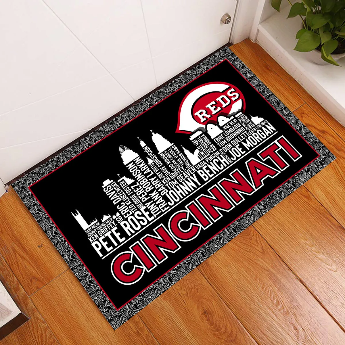 Cincinnati Skyline - Anti Slip Indoor Doormat
