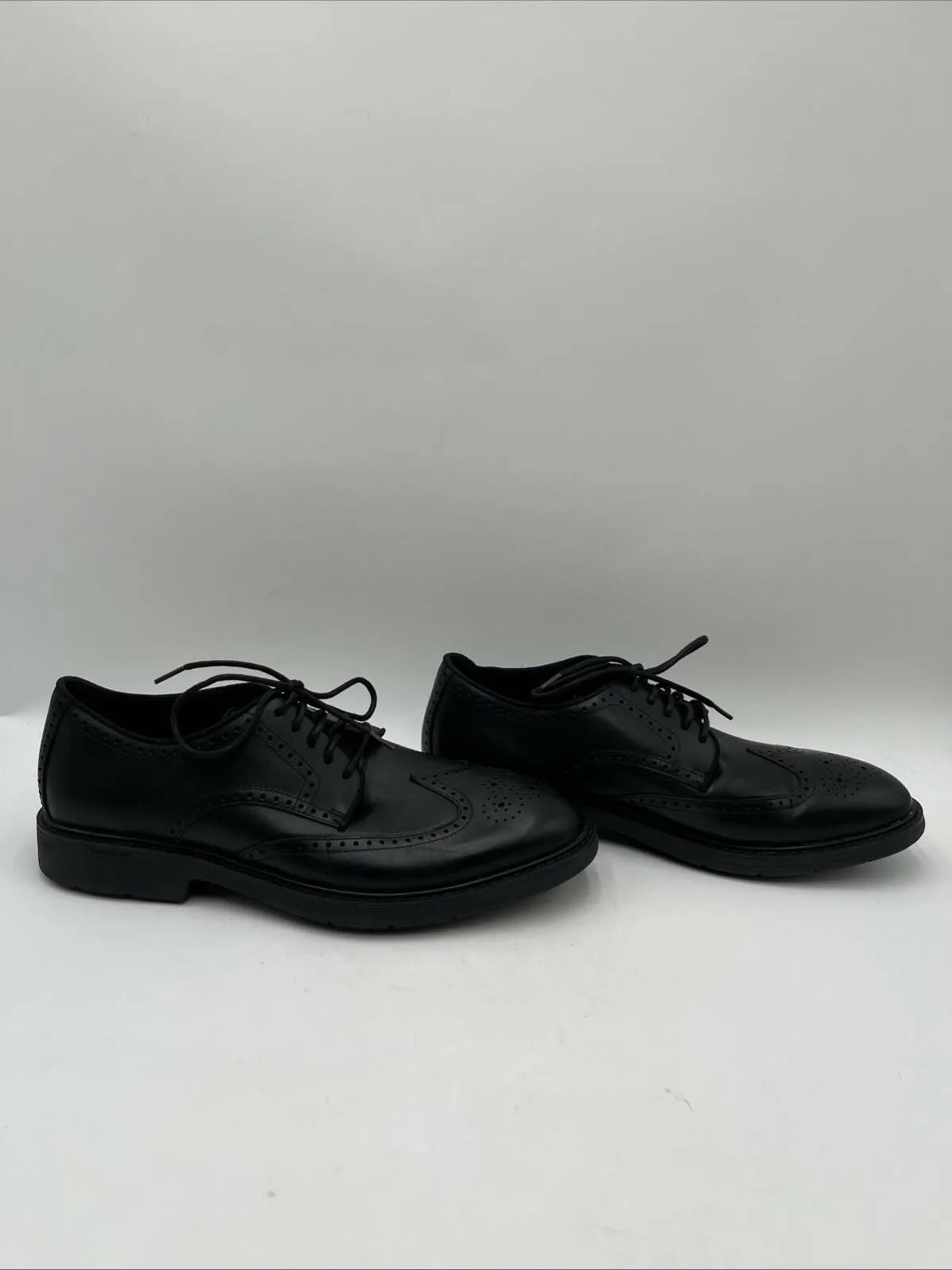 Cole Haan Grandseries The Go-To Wingtip Leather Brogues Loafers Black Size 11M - Very Good