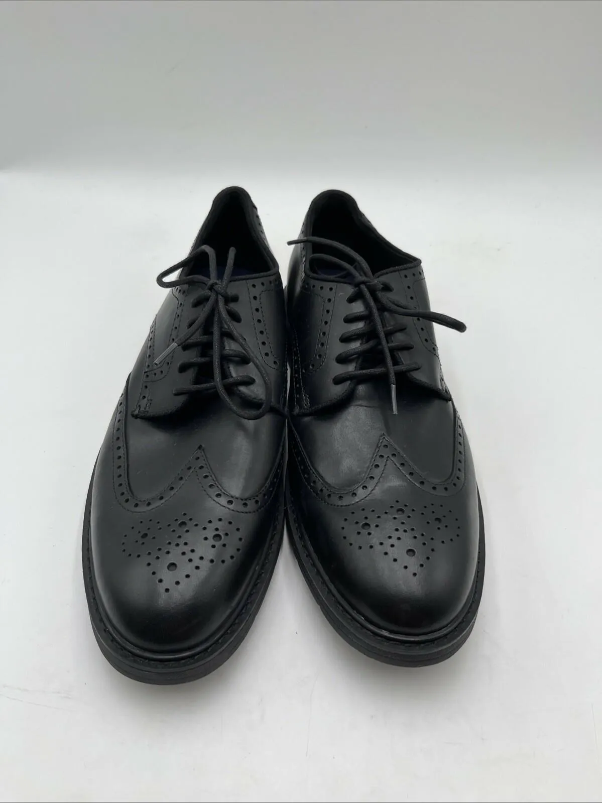 Cole Haan Grandseries The Go-To Wingtip Leather Brogues Loafers Black Size 11M - Very Good