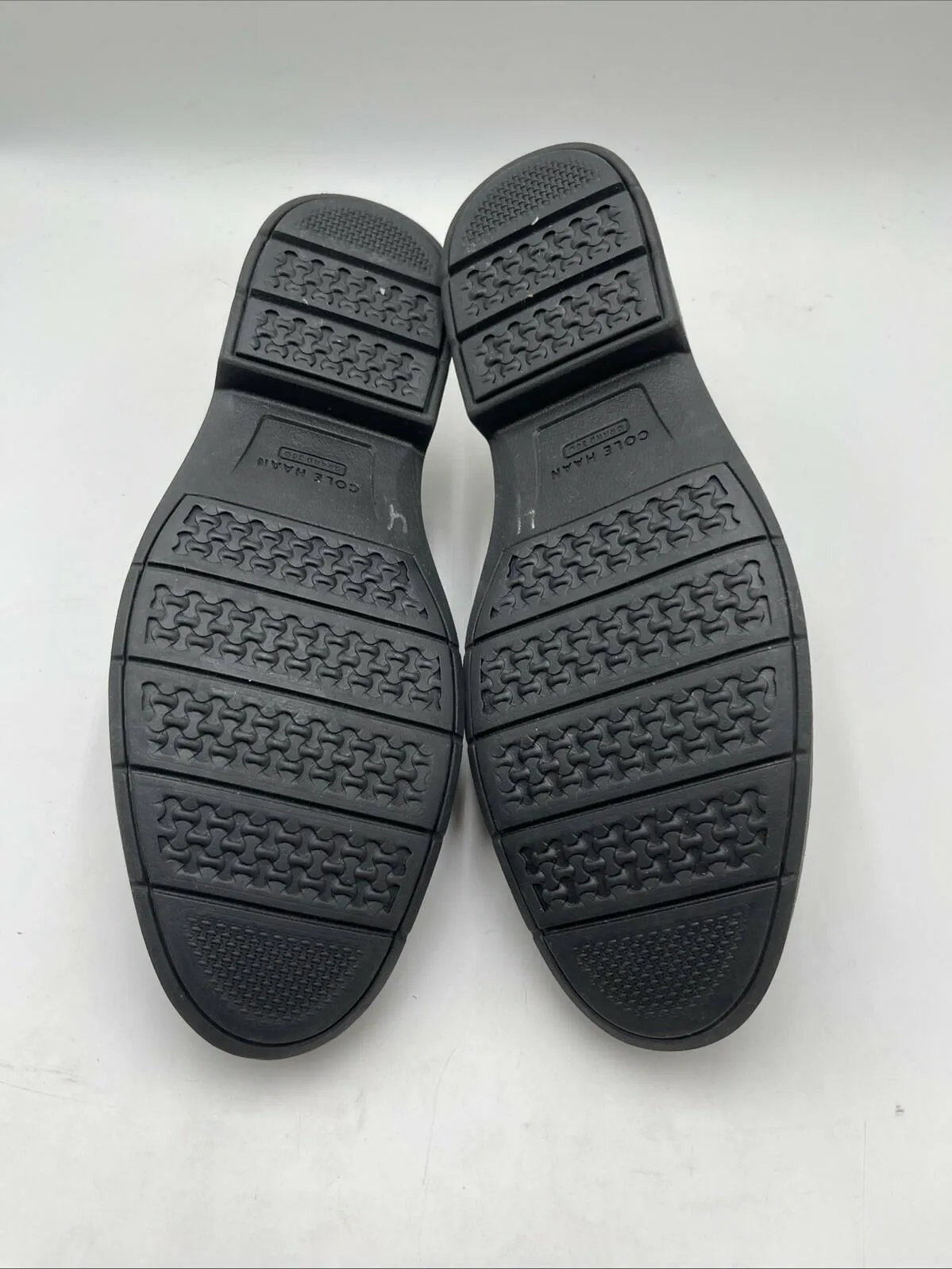 Cole Haan Grandseries The Go-To Wingtip Leather Brogues Loafers Black Size 11M - Very Good