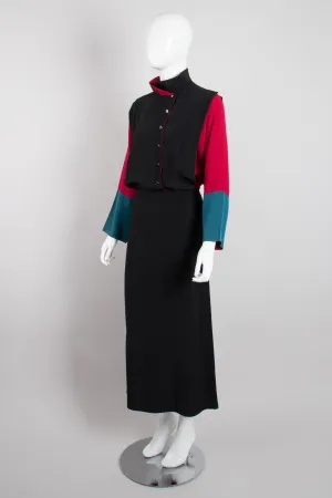Colorblocked Jumper Dress