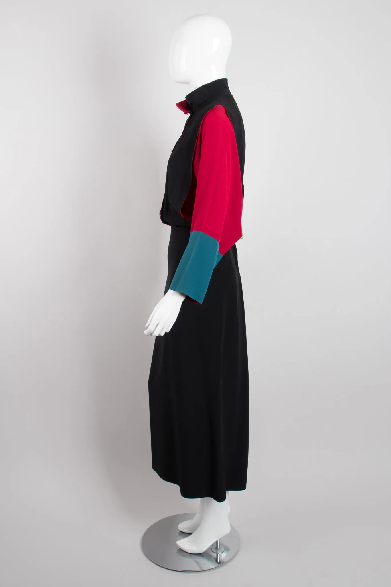 Colorblocked Jumper Dress