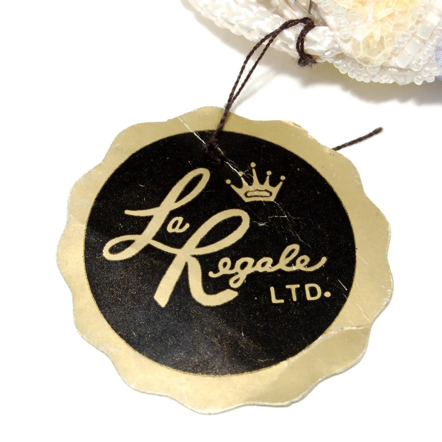 Colorful Beaded Purse with Swirl Design by La Regale LTD