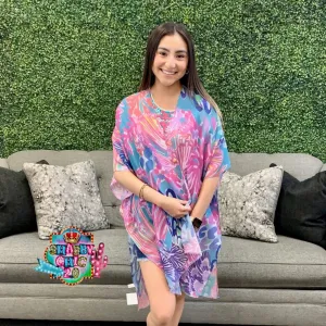 Colorful Floral Kimono