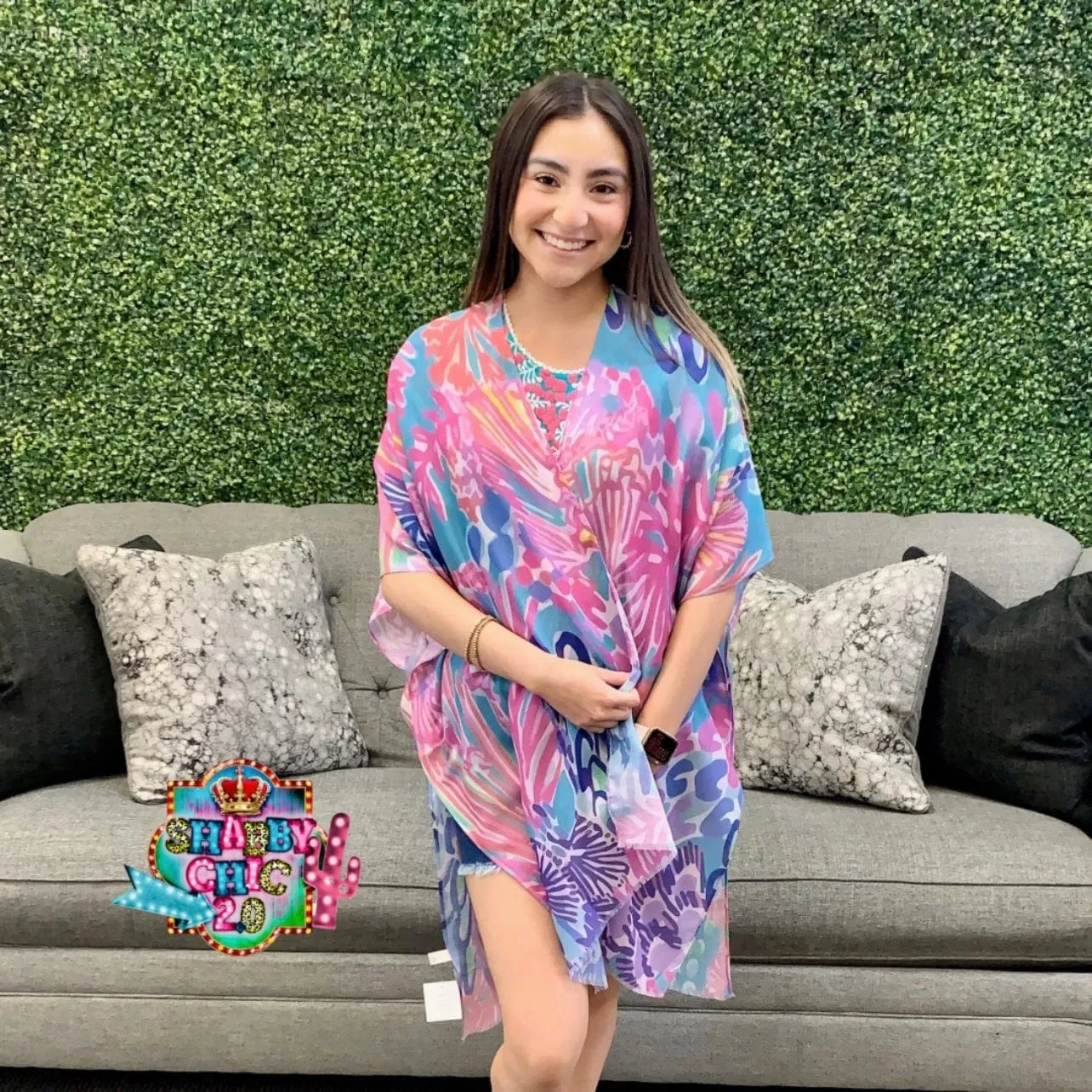 Colorful Floral Kimono