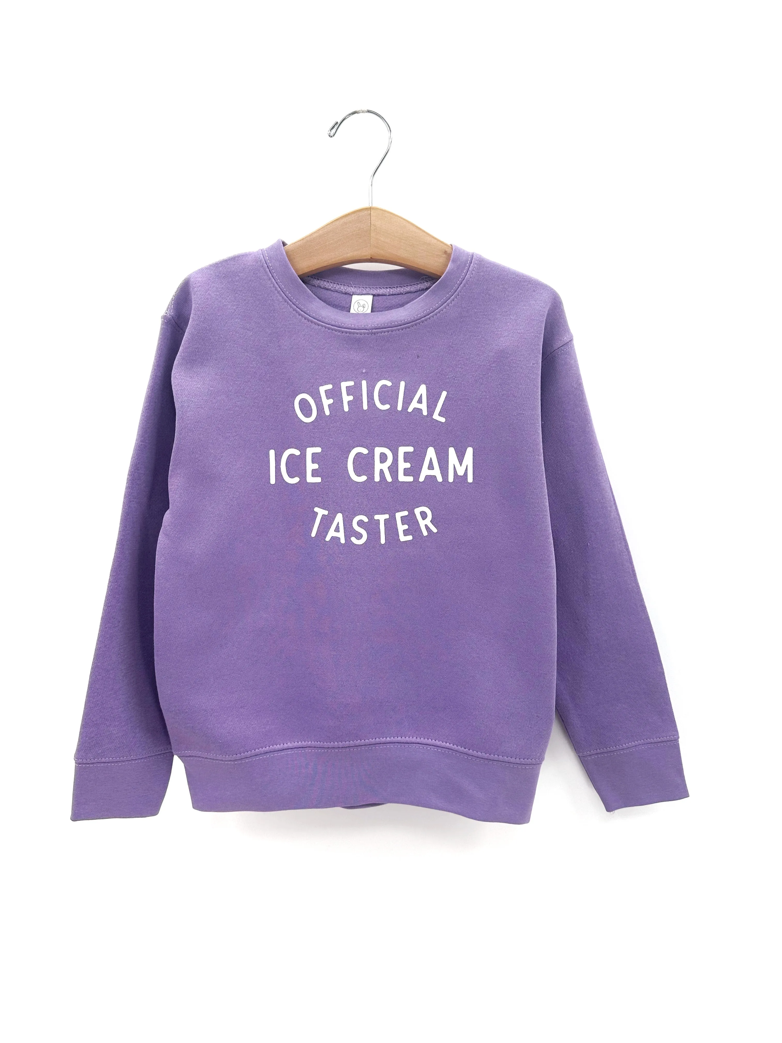 Colorful Official Ice Cream Taster Sweatshirt