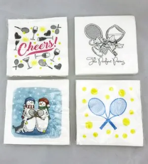 Cute Tennis Cocktail Napkins