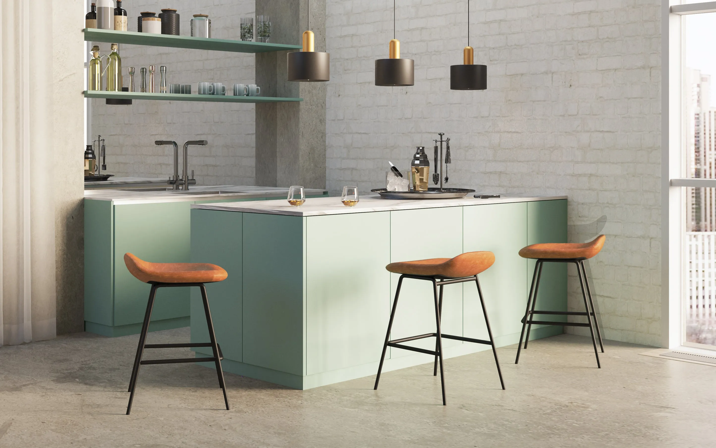 Dafney Counter Height Stool (Set of 2)