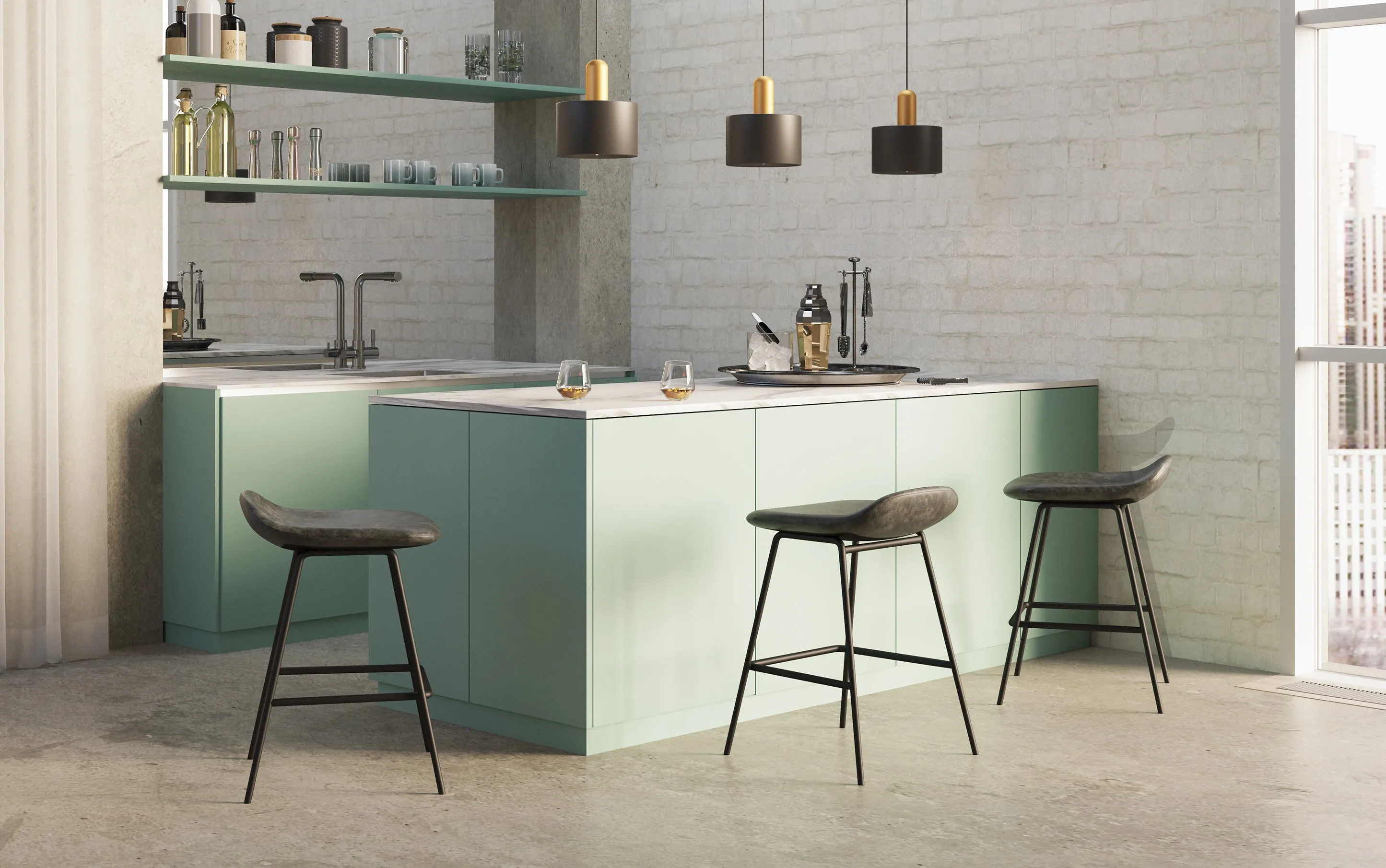 Dafney Counter Height Stool (Set of 2)