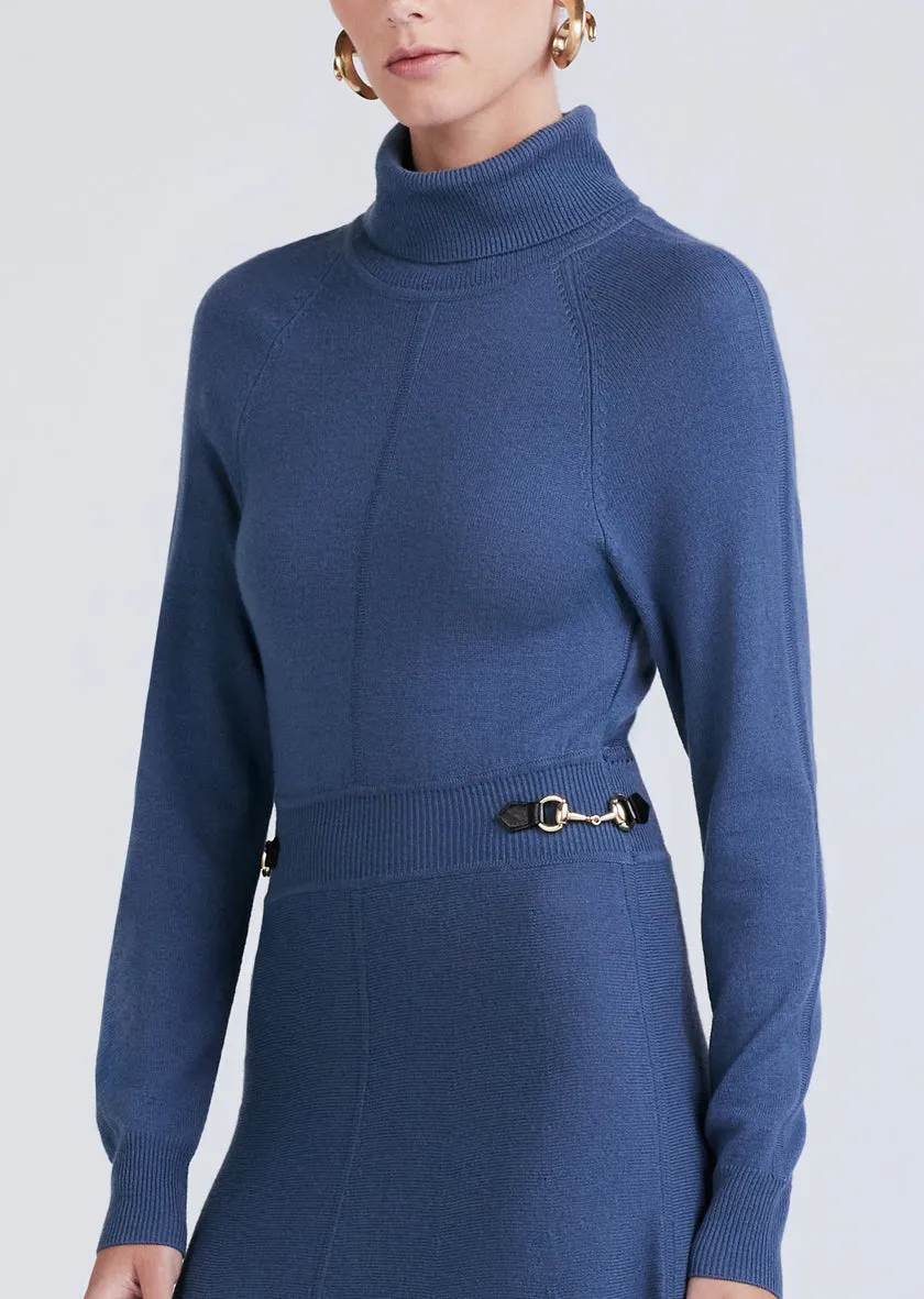 Derek Lam 10 Crosby - Becky Raglan Horsebit Sweater Dress - Slate