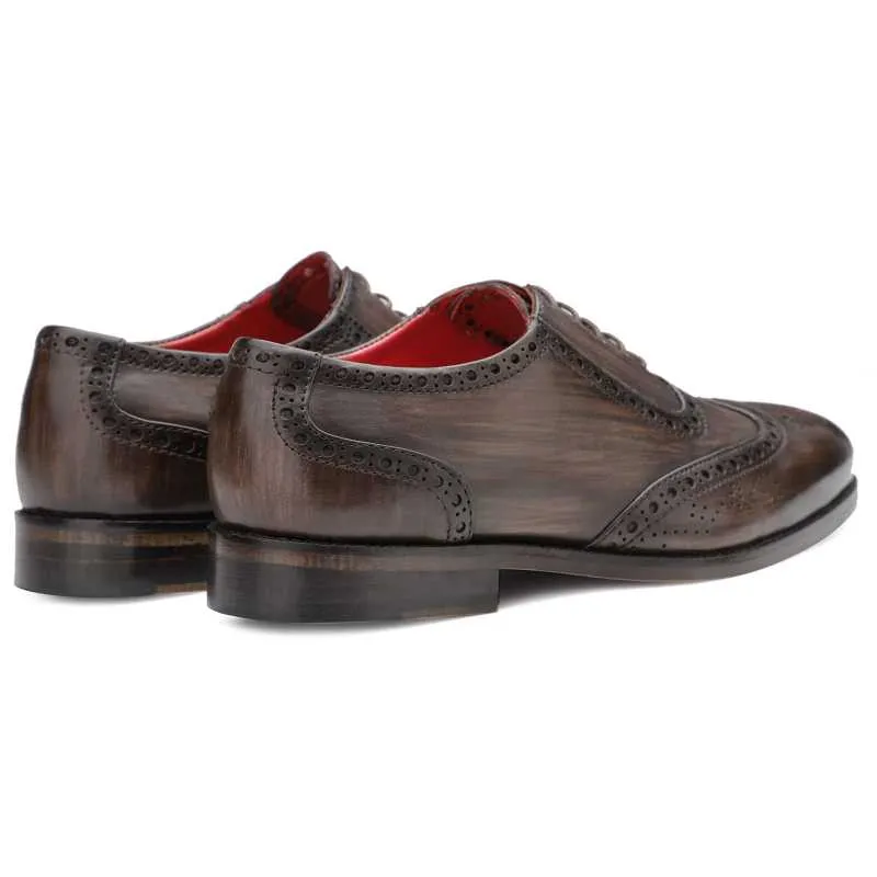 Don Vito Two-Tone Wingtip Brown Brogues