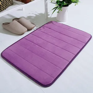 Drimat Memory Foam Bath Mat Purple