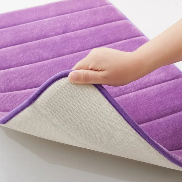 Drimat Memory Foam Bath Mat Purple