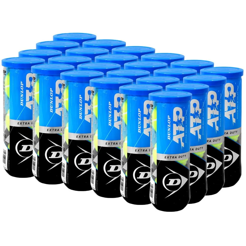 Dunlop ATP Extra Duty Tennis Balls (Case of 24)