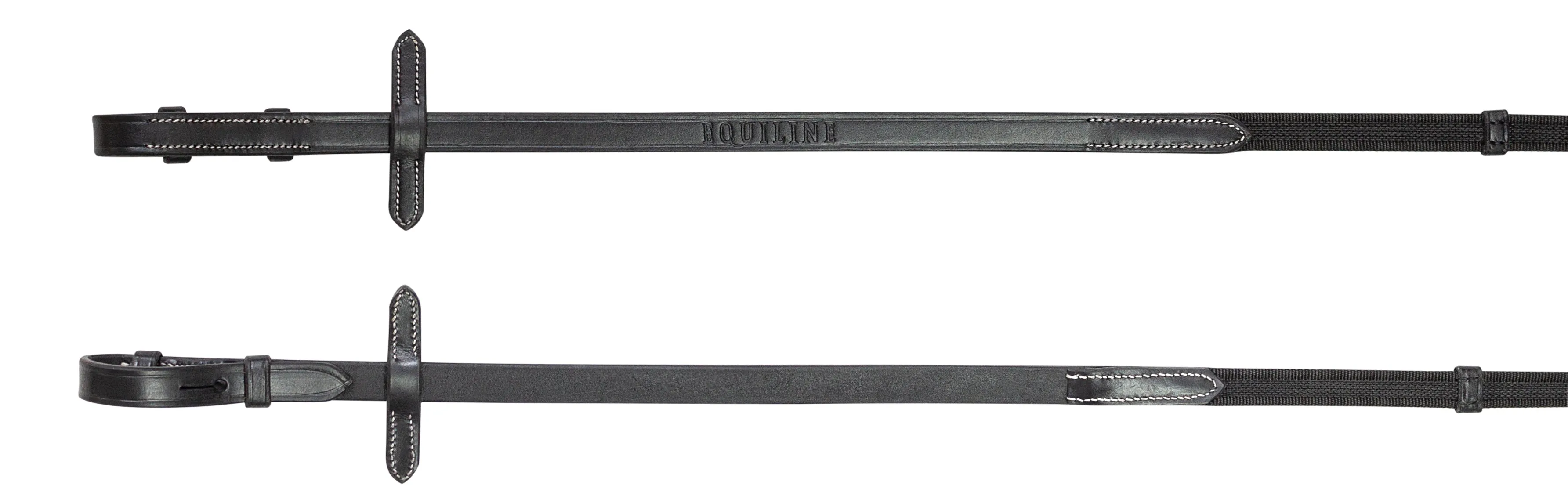Equiline Anti Slip Reins- Brown