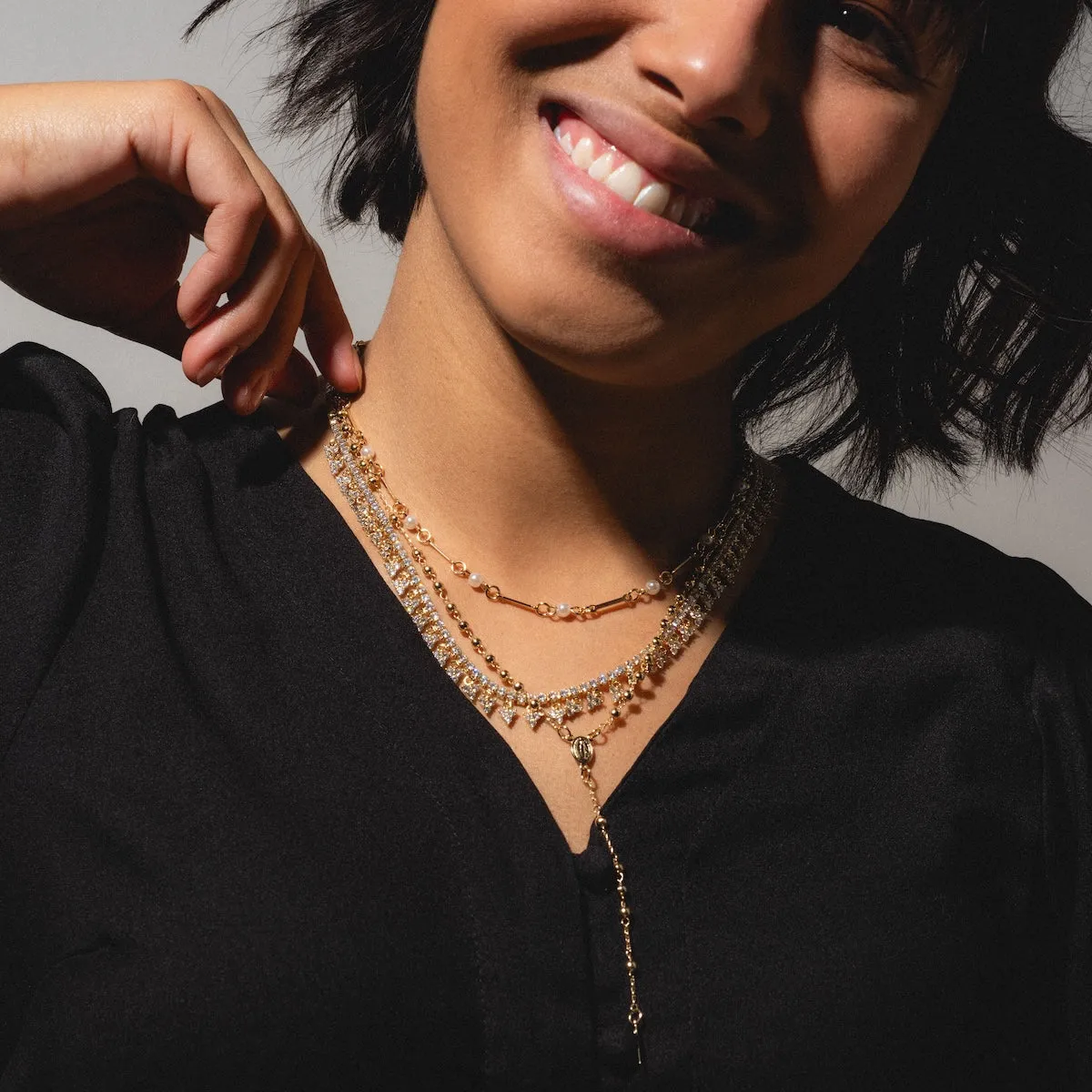 Esley Tennis Necklace