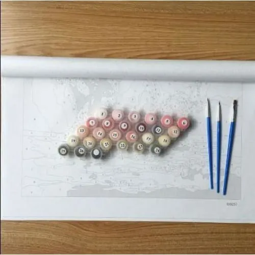European Seascape – Canvastly DIY Paint By Numbers