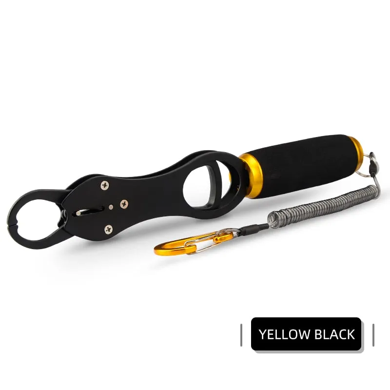 EVA Anti-Slip Handle Grip Portable Stainless Steel Fishing Lipgrips Hook Lip Holder Fish Gripper Fishing Tackle Pliers Tool
