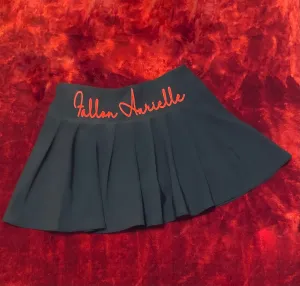 Fallon Aurielle It Girl Tennis Skirt (Black & Red)