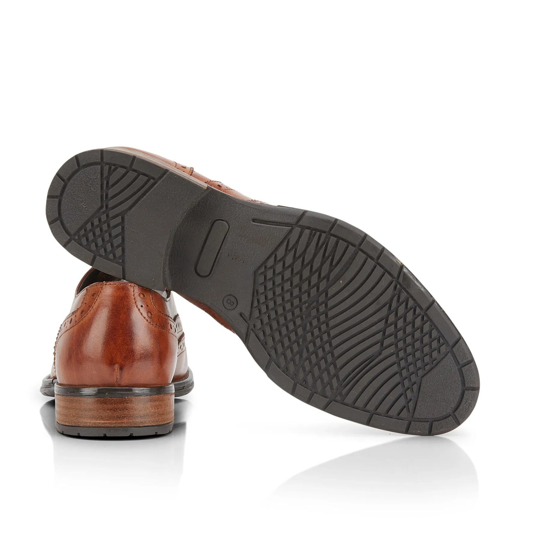 faxton Men's Brogue Shoes - Tan