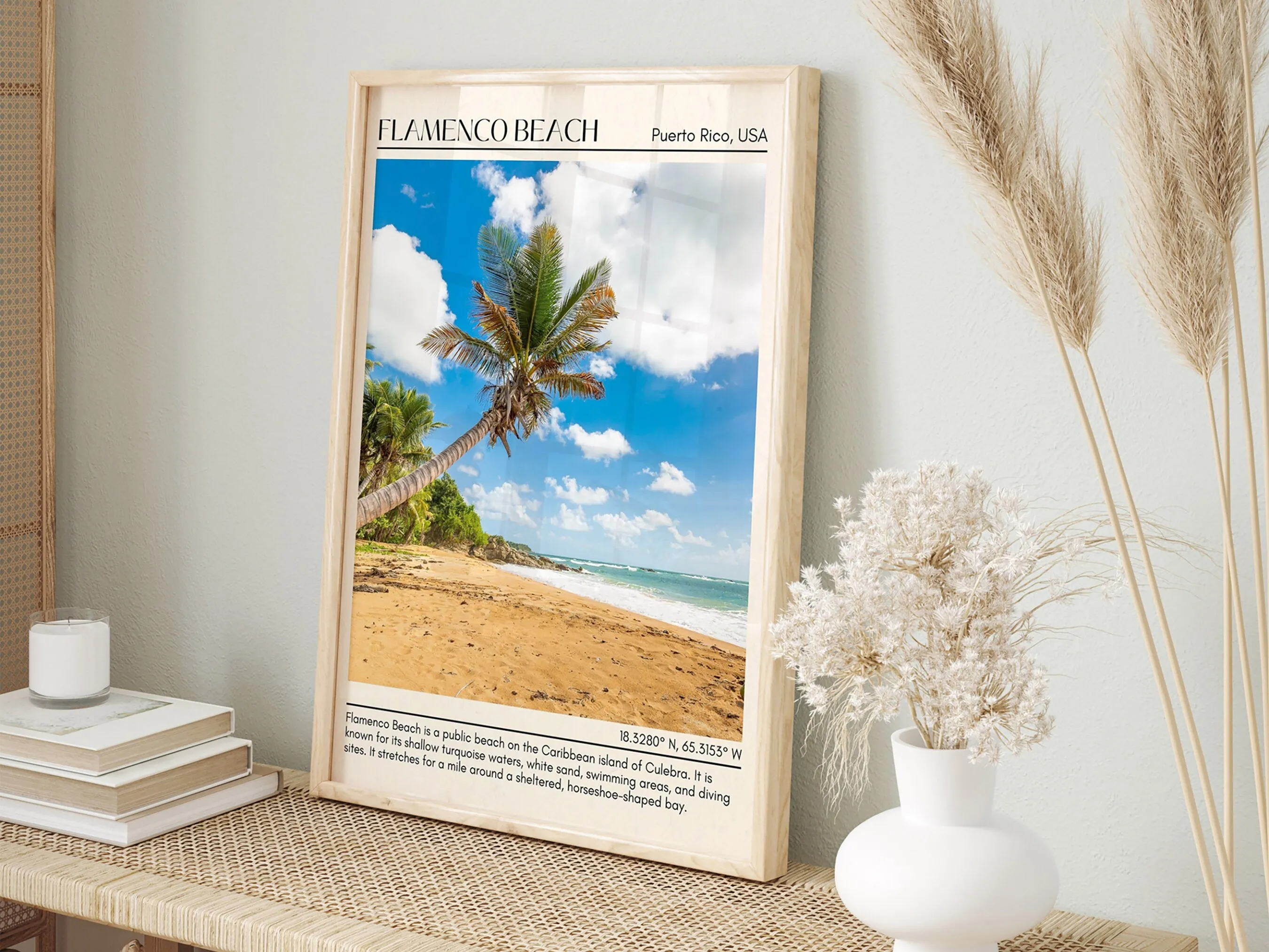 Flamenco Beach Wall Canvas, USA