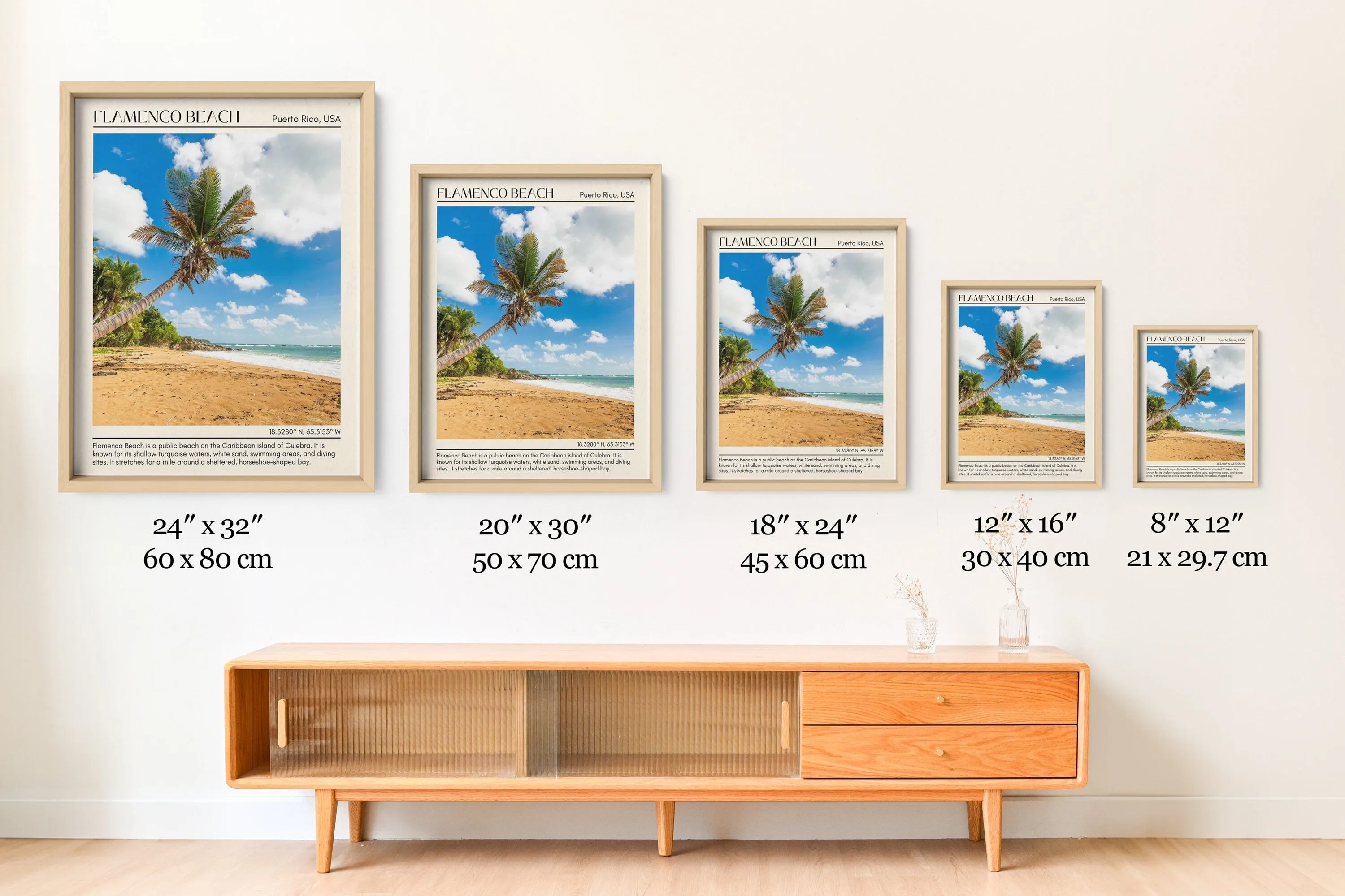Flamenco Beach Wall Canvas, USA
