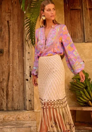 Fleetwood Maxi Skirt - Ivory