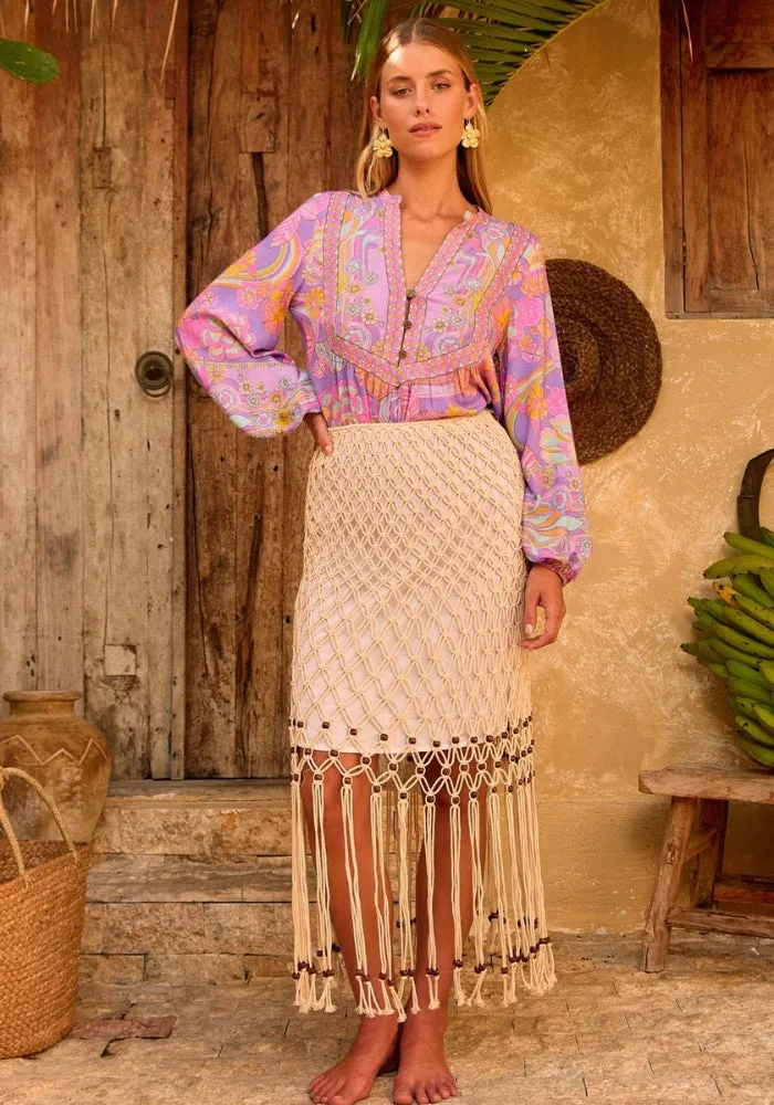 Fleetwood Maxi Skirt - Ivory