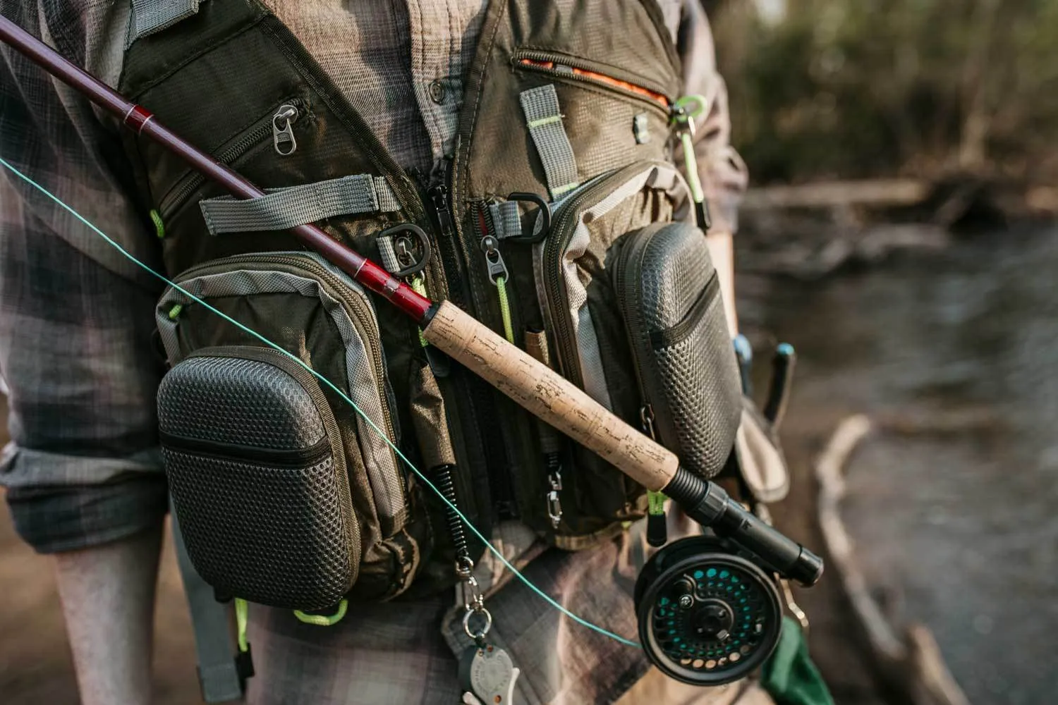 Fly Fishing Vest Backpack With Wading Pack