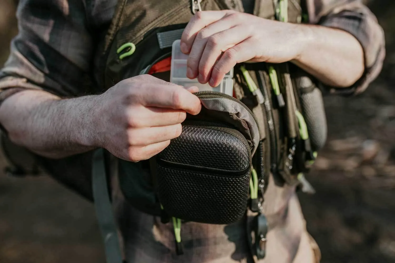 Fly Fishing Vest Backpack With Wading Pack