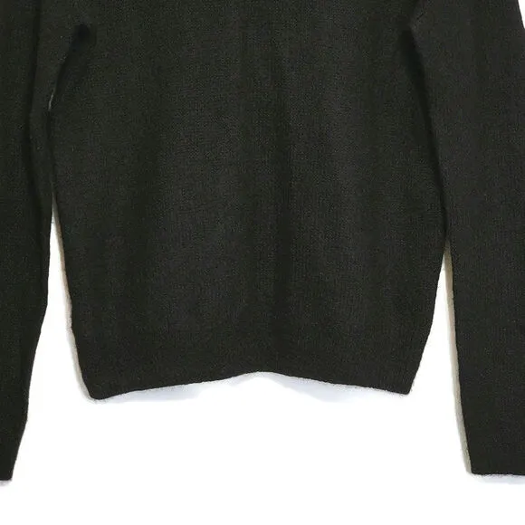 Free People Alpaca Wool Scoop Neck Long Sleeve Pullover Sweater Size S