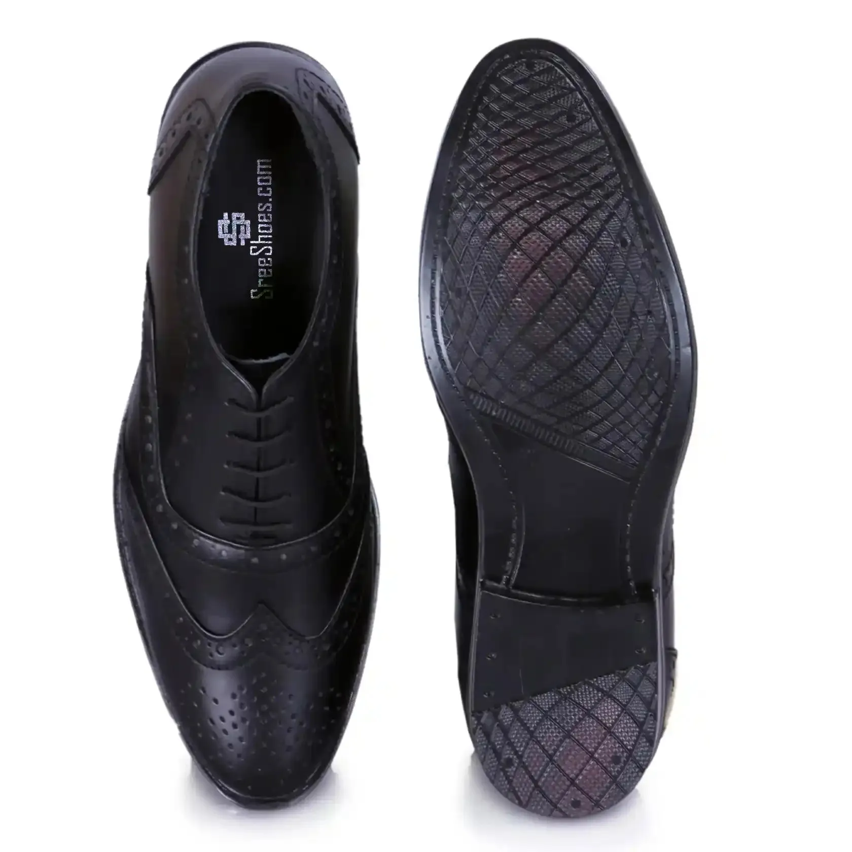 Genuine Leather Formal Brogue Shoes for Men