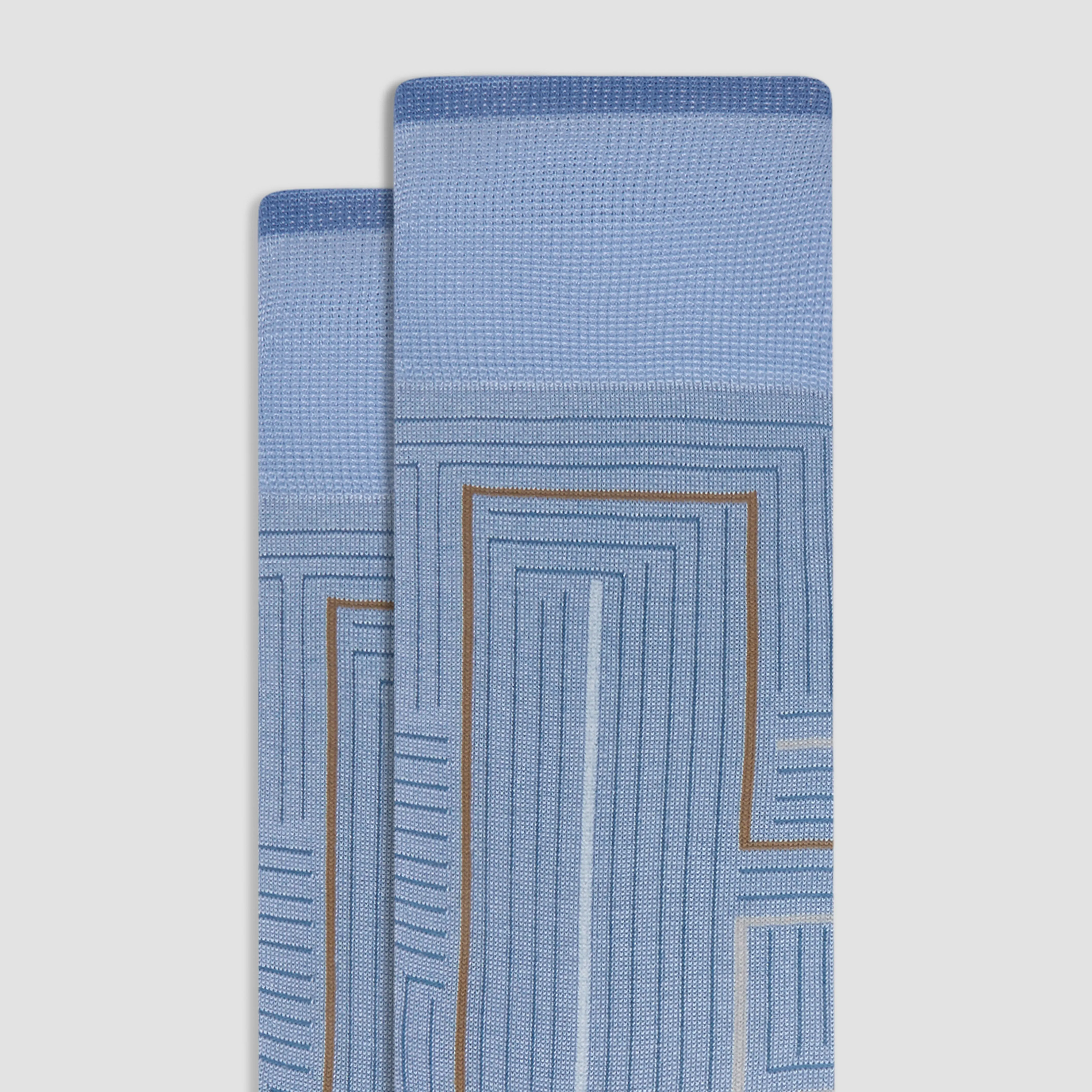 Geometric Mid-Calf Socks