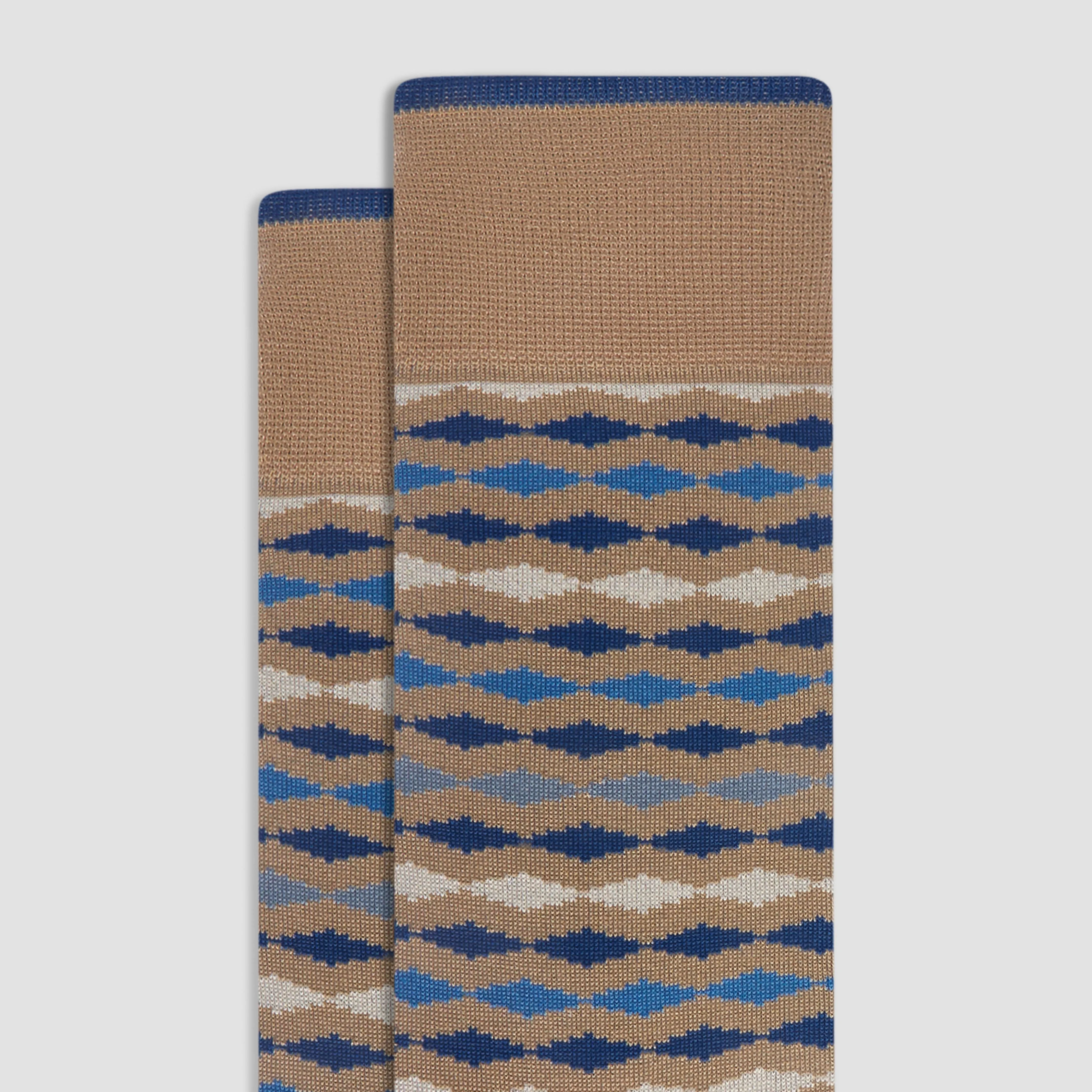 Geometric Mid-Calf Socks