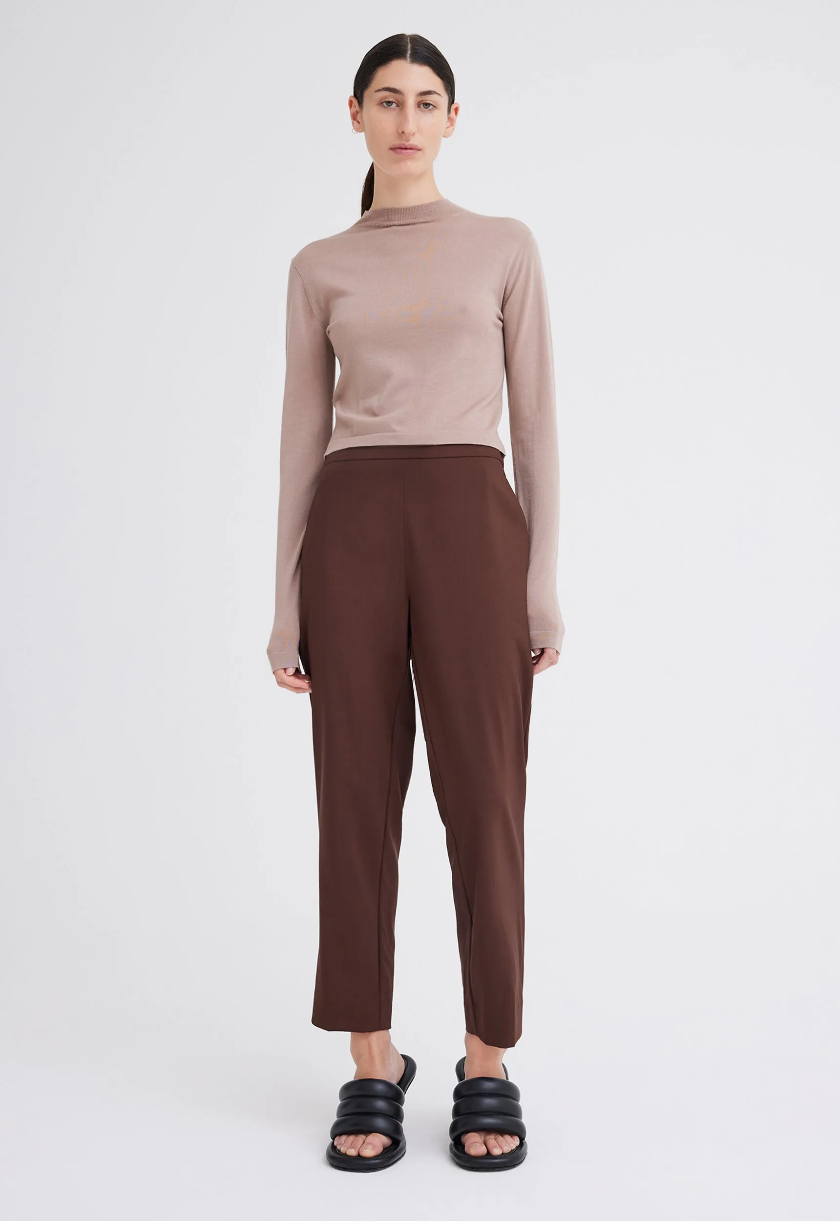 Gio Merino Wool Pant - Bronzer