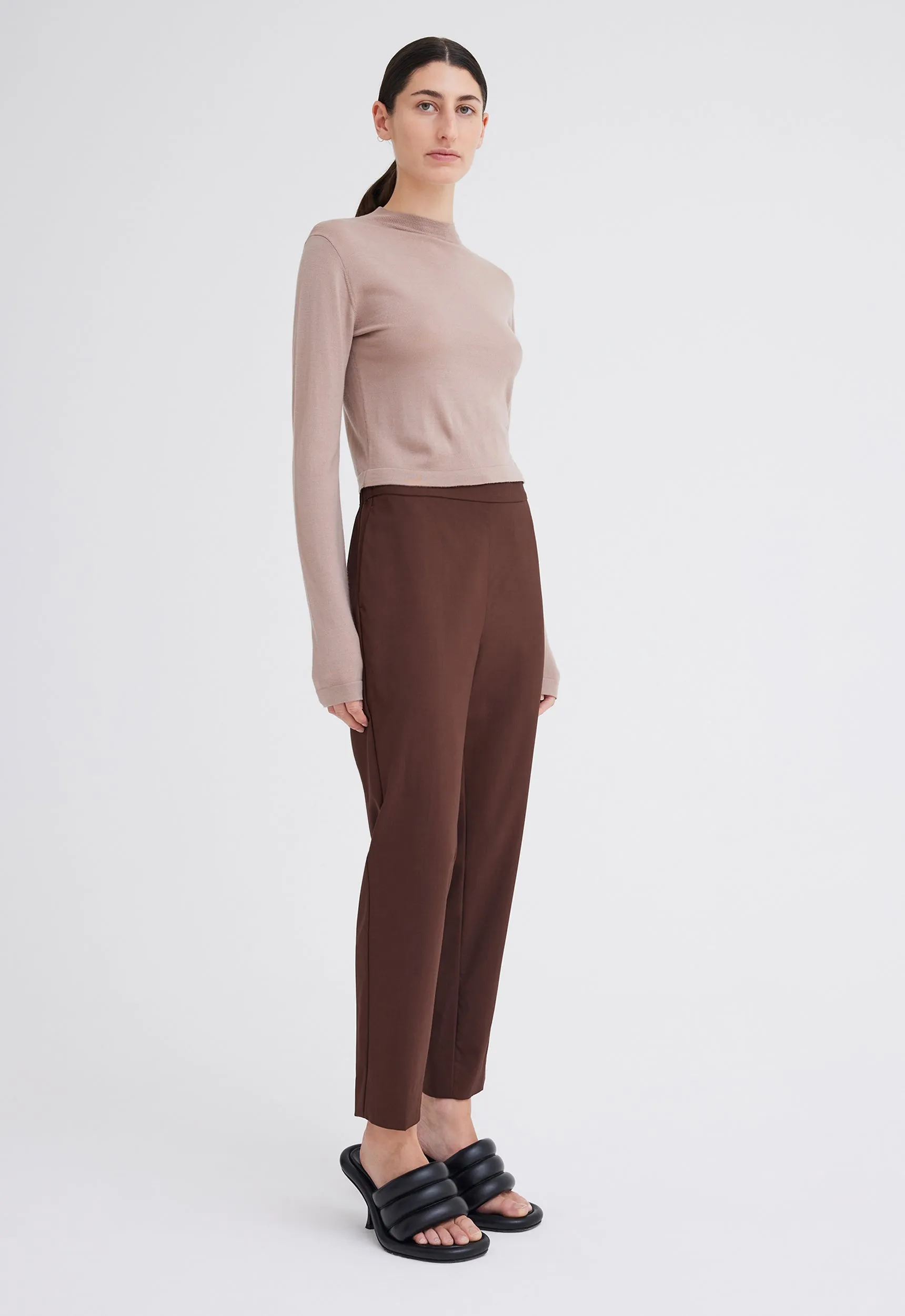 Gio Merino Wool Pant - Bronzer