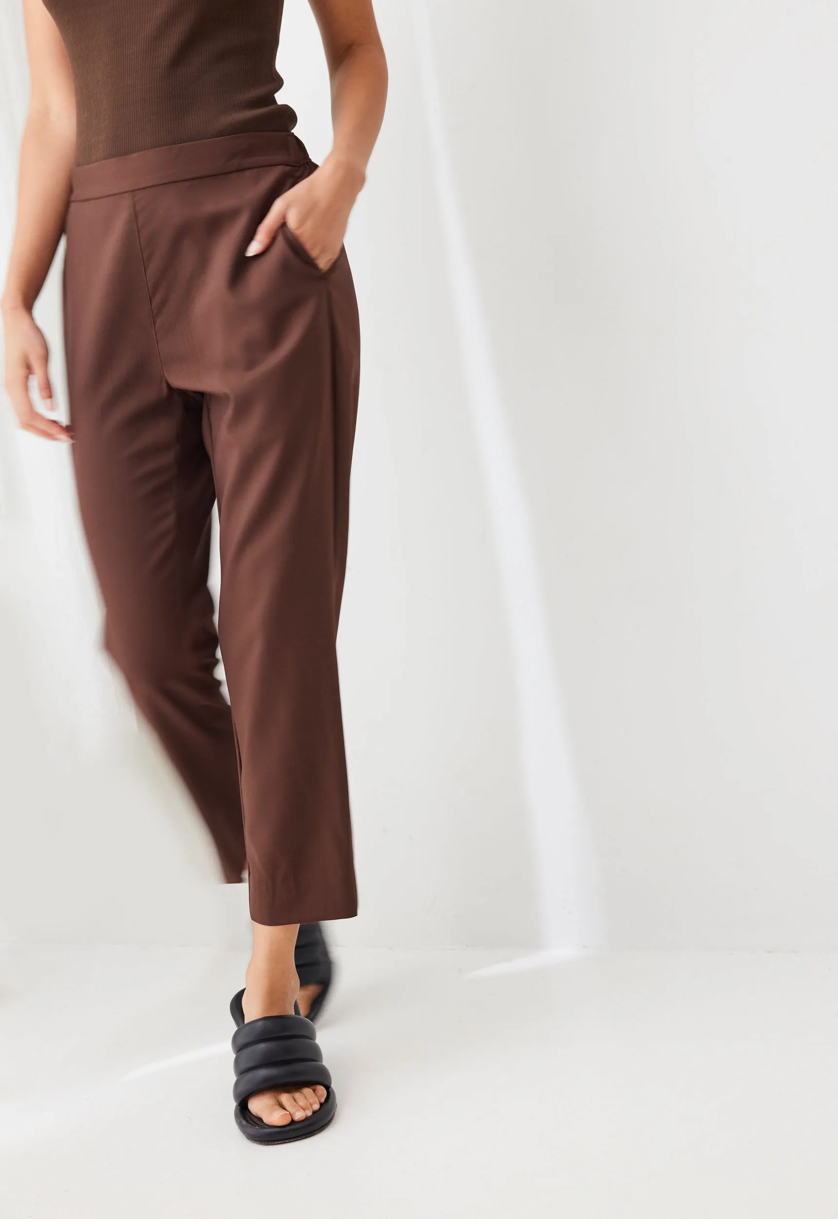 Gio Merino Wool Pant - Bronzer