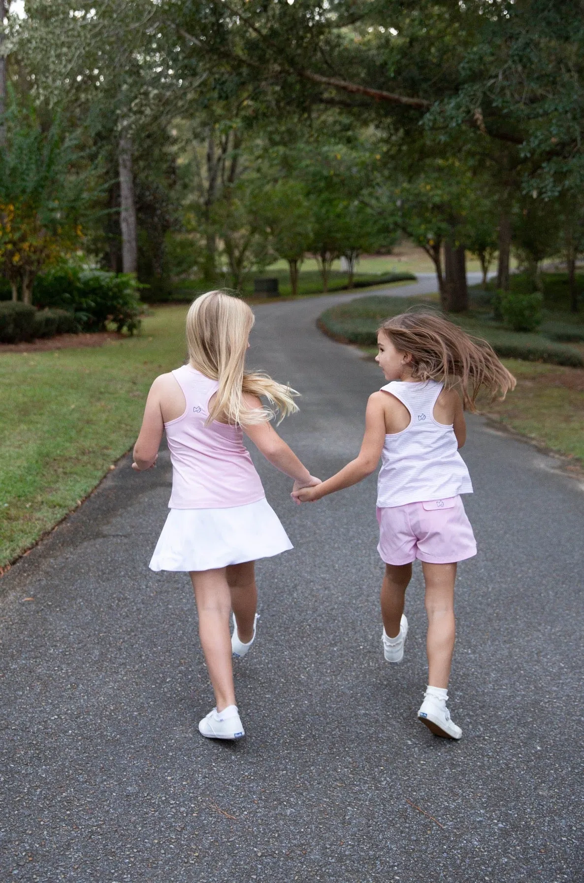 Girl's Tennis Twirl Skort in Bright White