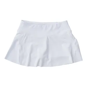 Girl's Tennis Twirl Skort in Bright White