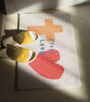 God = Love {Outdoor Door Mat}
