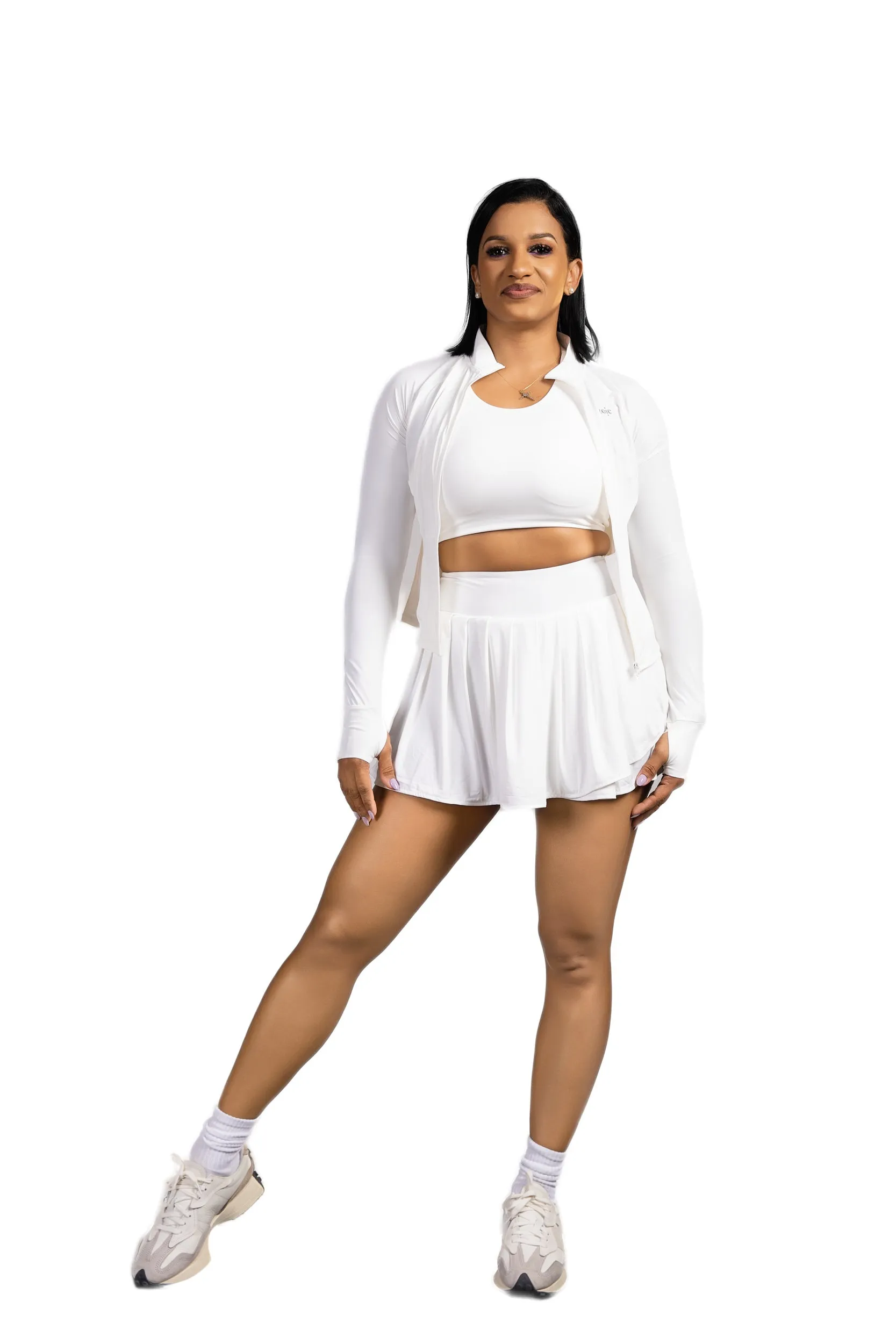 Halo Skort White