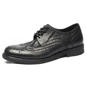 Handmade Leather Wingtip Brogues for Men