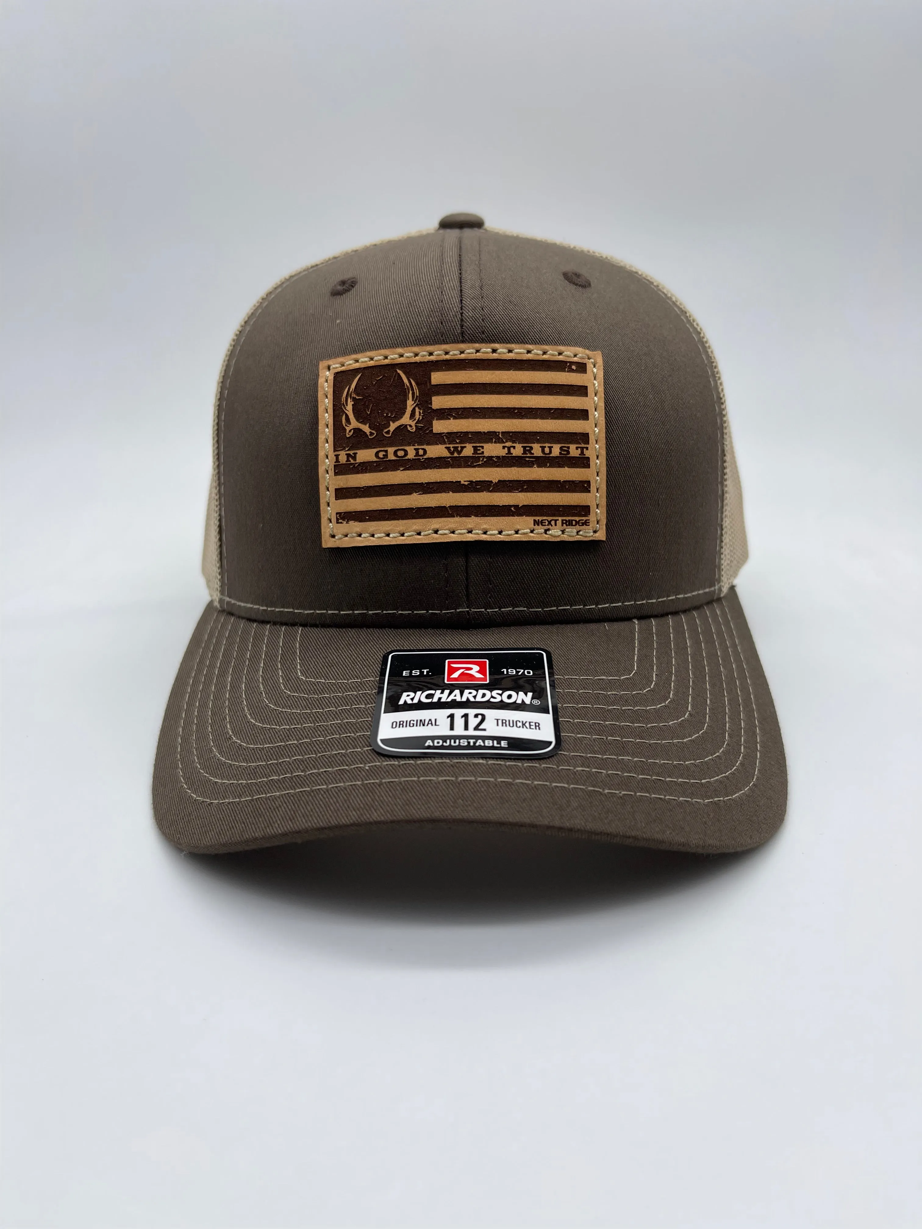 In God We Trust Hat- Brown